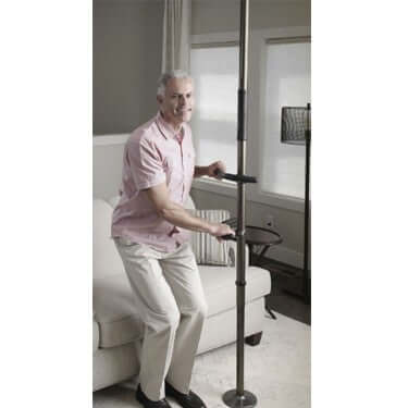 Easy Grip Bi Level Tub Grab Bar :: adjustable grab bar