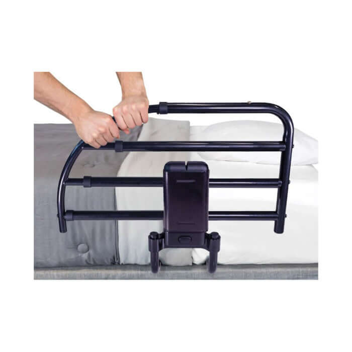 How to Assemble the Able Life Click-N-Go Extendable Bed Rail on Adjustable  Beds 