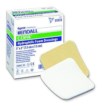 Ultra-Absorbent Silicone Foam Dressing with Adhesive Border 8 x 4