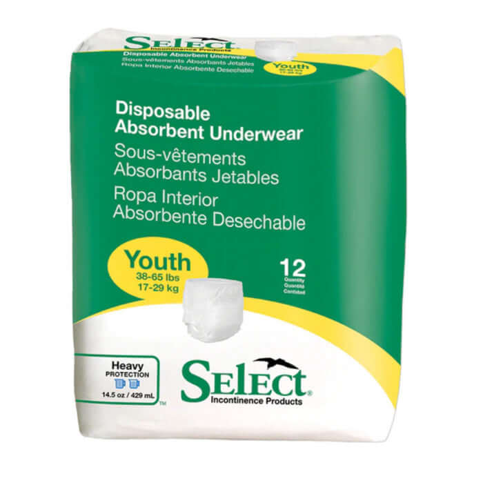 Attends Adult Extra Absorbent Breathable Brief Youth/Small 20 - 30
