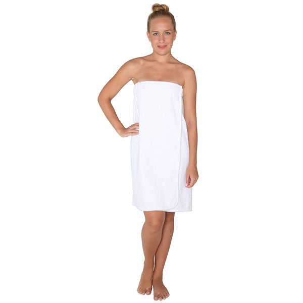 Women's Bath Towel with Straps Knee Length Adjustable Coral Fleece