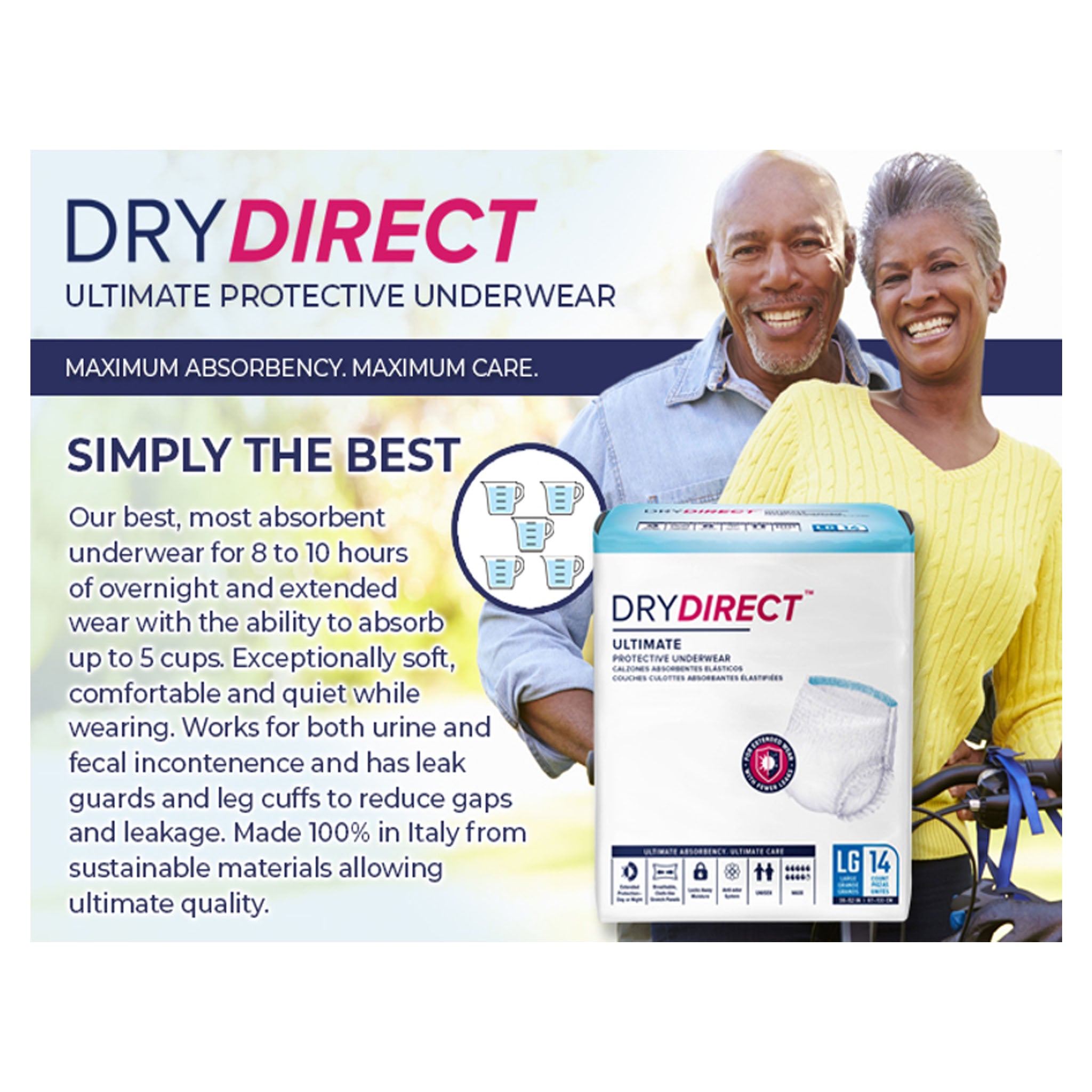 Dry Direct Ultimate Protective Underwear