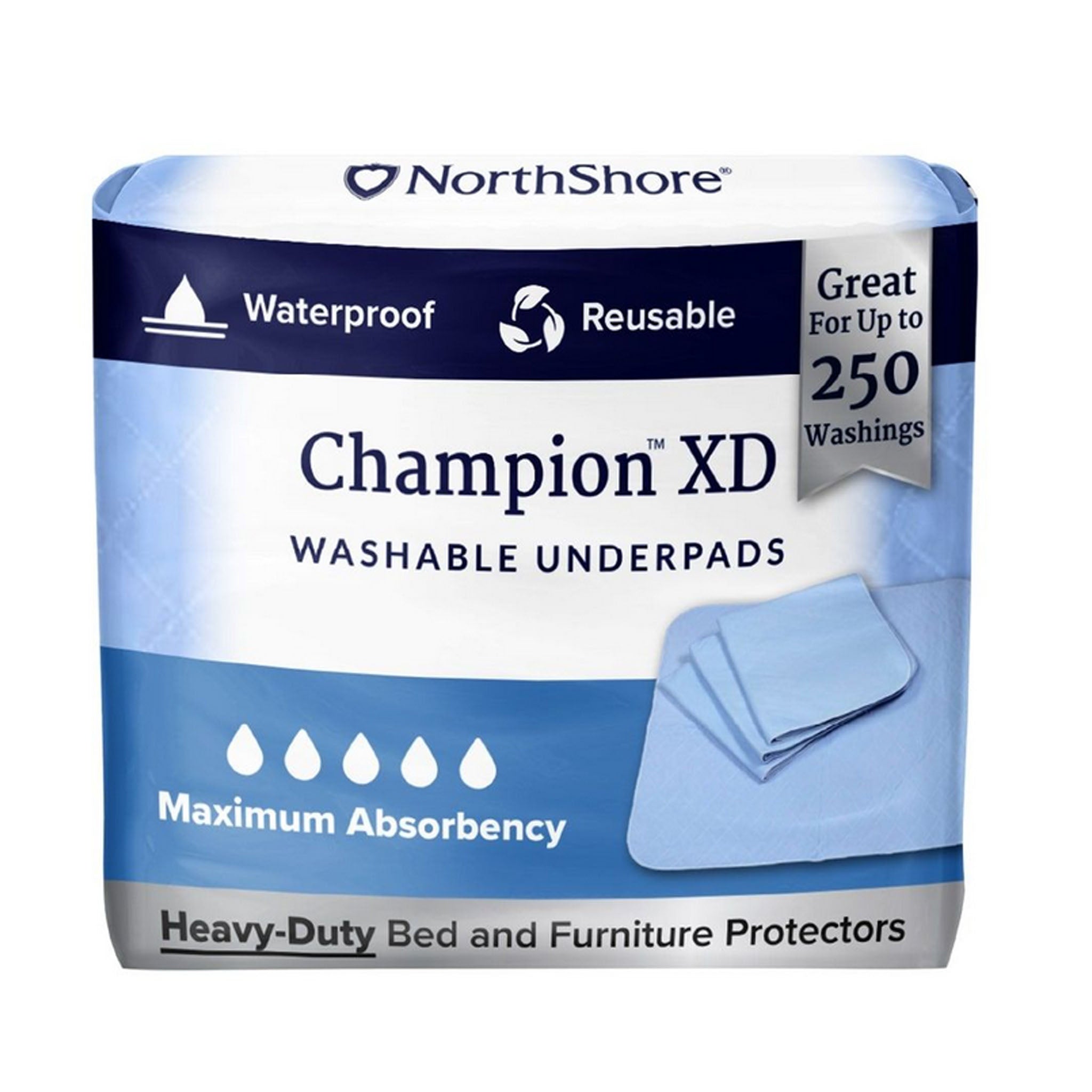 NorthShore Champion XD Premium Washable Underpads