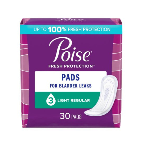 Poise Fresh Protection Bladder Control Pads Light Absorbency