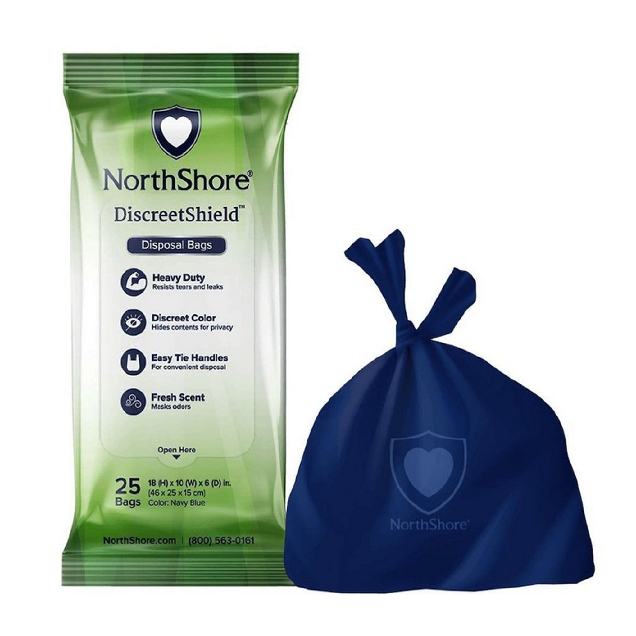 NorthShore DiscreetShield Adult Diaper Disposal Bags