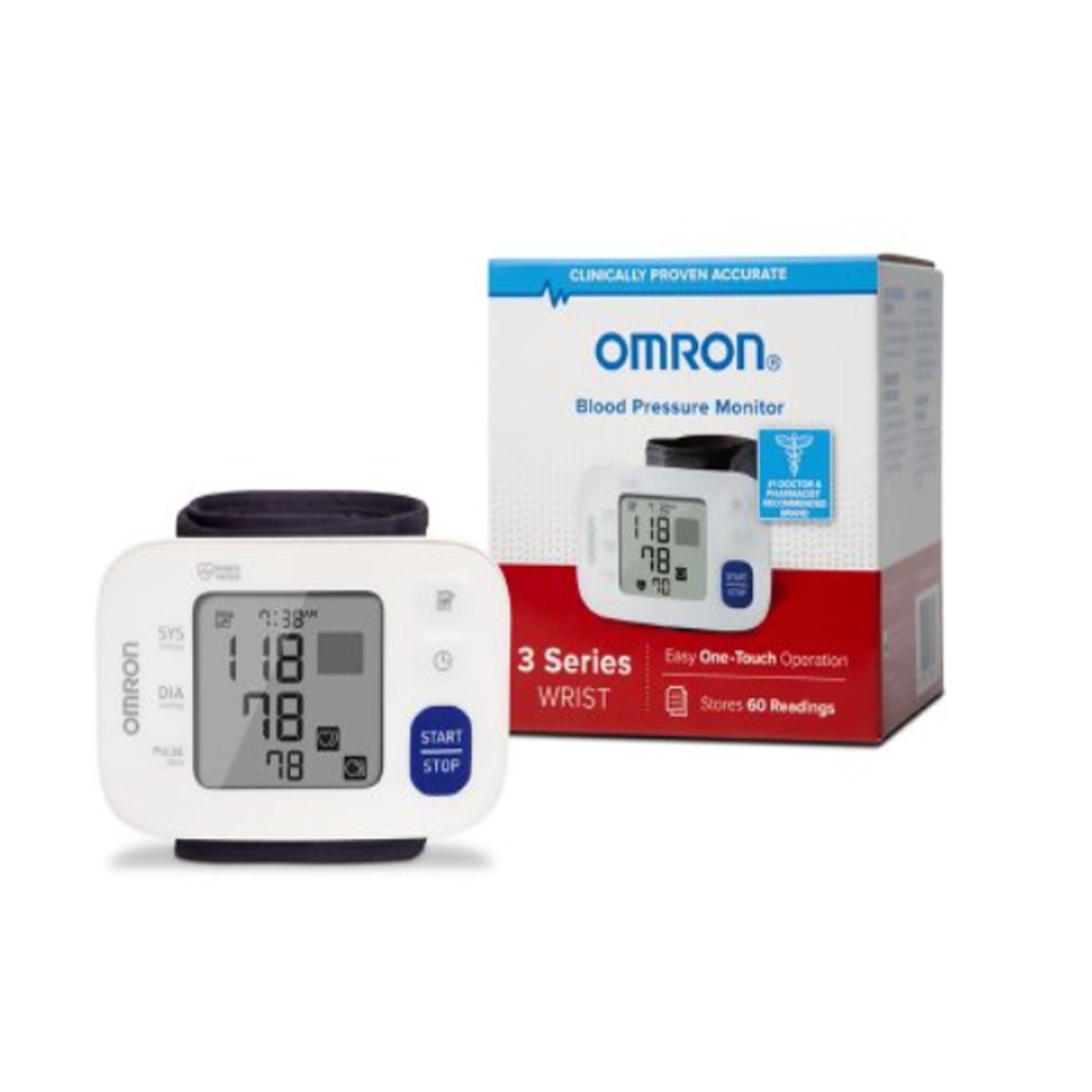 Omron 3 Series Automatic Wrist Blood Pressure Monitor