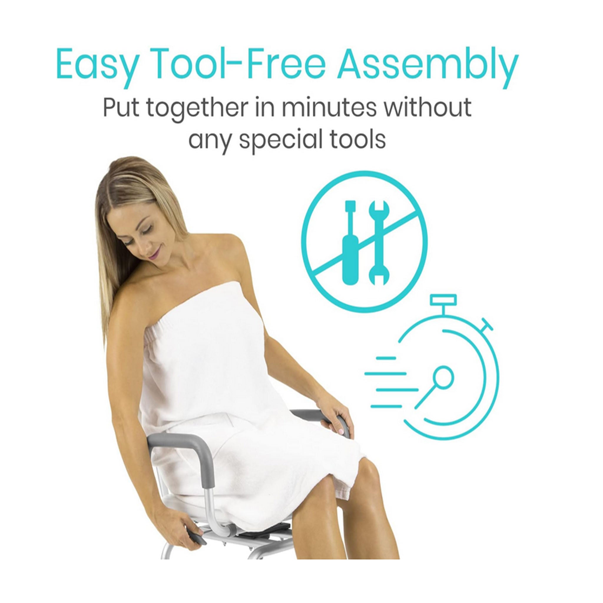 Vive Health Swivel Shower Chair