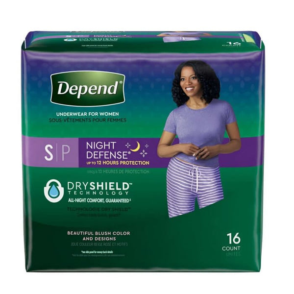 Depend Night Defense Underwear for Women