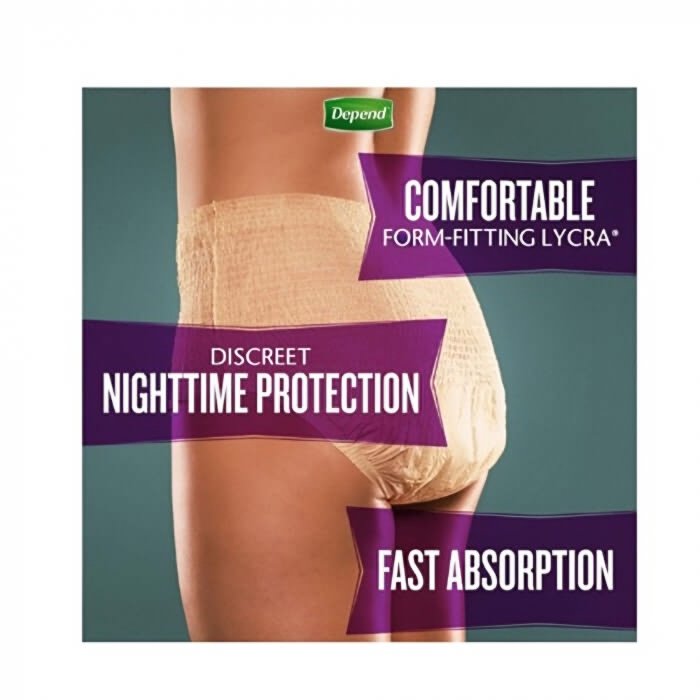 Depend Night Defense Underwear for Women