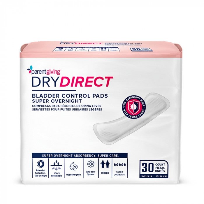 Dry Direct Overnight Bladder Control Pads