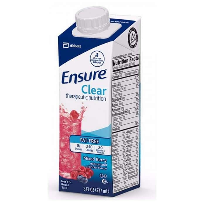 Ensure Clear Nutritional Drink Carton 56640 - 6.75 OZ