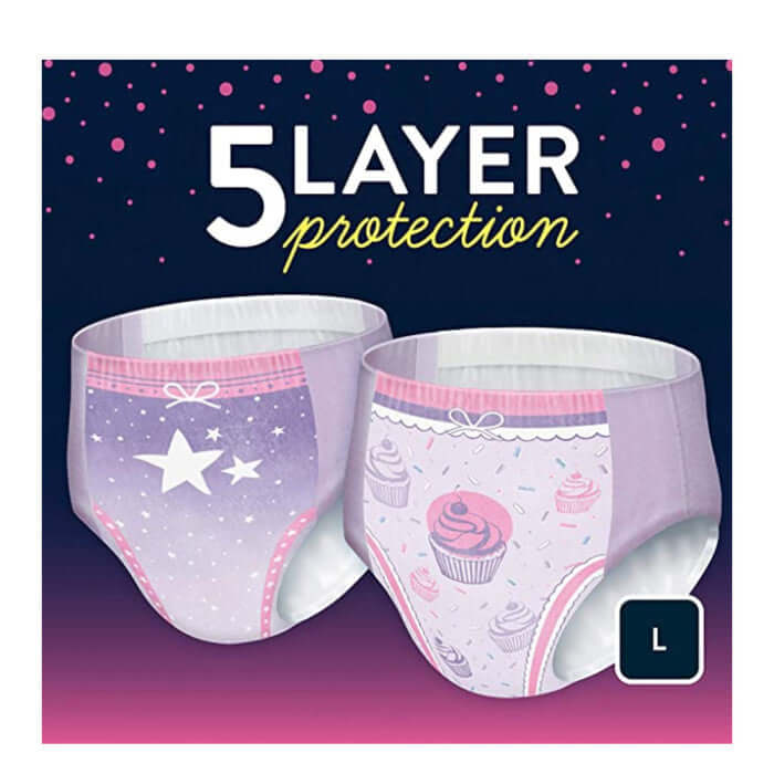 Drynites Diapers Absorbent Panties Girl 64 Units